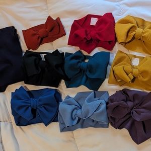 Blondes in Bows baby toddler head wraps bows